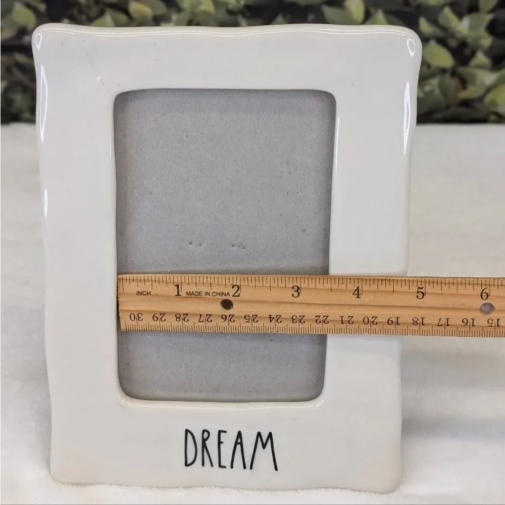 Rae Dunn DREAM Ceramic Photo Frame - 3.5